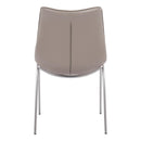  Zuo Magnus 101269 Dining Chair - Brown & Silver IMAGE 4
