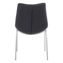  Zuo Magnus 101271 Dining Chair - Black & Silver IMAGE 4