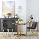  Zuo Magnus 101271 Dining Chair - Black & Silver IMAGE 6
