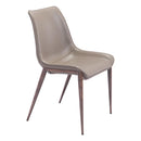  Zuo Magnus 101272 Dining Chair - Brown & Walnut IMAGE 1
