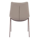  Zuo Magnus 101272 Dining Chair - Brown & Walnut IMAGE 4