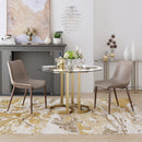  Zuo Magnus 101272 Dining Chair - Brown & Walnut IMAGE 6