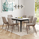  Zuo Magnus 101272 Dining Chair - Brown & Walnut IMAGE 7
