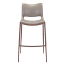  Zuo Ace 101286 Barstool - Brown & Walnut IMAGE 3