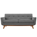  Modway Furniture Engage Stationary Fabric Loveseat EEI-1179-GRY IMAGE 1