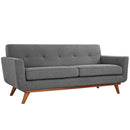  Modway Furniture Engage Stationary Fabric Loveseat EEI-1179-GRY IMAGE 2
