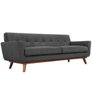  Modway Furniture Engage Stationary Fabric Sofa EEI-1180-DOR IMAGE 2