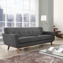  Modway Furniture Engage Stationary Fabric Sofa EEI-1180-DOR IMAGE 4