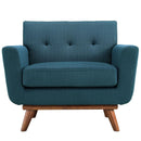  Modway Furniture Engage Stationary Fabric Chair EEI-1284-AZU IMAGE 2