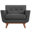  Modway Furniture Engage Stationary Fabric Chair EEI-1284-DOR IMAGE 2