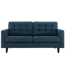  Modway Furniture Empress Stationary Fabric Loveseat EEI-1547-AZU IMAGE 1