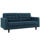  Modway Furniture Empress Stationary Fabric Loveseat EEI-1547-AZU IMAGE 2