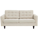Modway Furniture Empress Stationary Fabric Loveseat EEI-1547-BEI IMAGE 1
