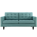  Modway Furniture Empress Stationary Fabric Loveseat EEI-1547-LAG IMAGE 1