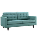  Modway Furniture Empress Stationary Fabric Loveseat EEI-1547-LAG IMAGE 2