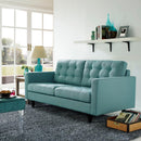  Modway Furniture Empress Stationary Fabric Loveseat EEI-1547-LAG IMAGE 4