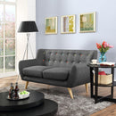  Modway Furniture Remark Stationary Fabric Loveseat EEI-1632-GRY IMAGE 4