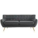  Modway Furniture Remark Stationary Fabric Sofa EEI-1633-GRY IMAGE 1