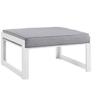  Modway Furniture Outdoor Seating Sets EEI-1728-WHI-GRY-SET IMAGE 6