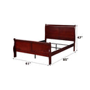  Size_Twin -- Louis Philippe 23760T Twin Bed IMAGE 6