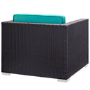  Modway Furniture Outdoor Seating Sets EEI-1809-EXP-TRQ-SET IMAGE 4