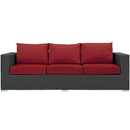  Modway Furniture Outdoor Seating Sofas EEI-1860-CHC-RED IMAGE 1