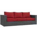  Modway Furniture Outdoor Seating Sofas EEI-1860-CHC-RED IMAGE 2