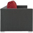  Modway Furniture Outdoor Seating Sofas EEI-1860-CHC-RED IMAGE 4