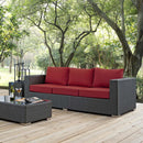  Modway Furniture Outdoor Seating Sofas EEI-1860-CHC-RED IMAGE 5