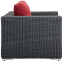  Modway Furniture Outdoor Seating Chairs EEI-1864-GRY-RED IMAGE 2