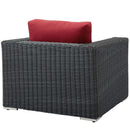  Modway Furniture Outdoor Seating Chairs EEI-1864-GRY-RED IMAGE 3