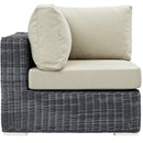  Modway Furniture Outdoor Seating Sectional Components EEI-1870-GRY-BEI IMAGE 2