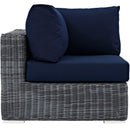  Modway Furniture Outdoor Seating Sectional Components EEI-1870-GRY-NAV IMAGE 2