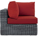  Modway Furniture Outdoor Seating Sectional Components EEI-1870-GRY-RED IMAGE 2