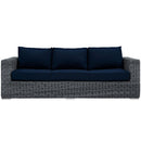  Modway Furniture Outdoor Seating Sofas EEI-1874-GRY-NAV IMAGE 1