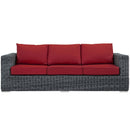  Modway Furniture Outdoor Seating Sofas EEI-1874-GRY-RED IMAGE 1