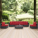 Modway Furniture Outdoor Seating Sets EEI-1883-CHC-RED-SET IMAGE 8