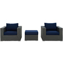  Modway Furniture Outdoor Seating Sets EEI-1891-CHC-NAV-SET IMAGE 1