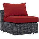 Modway Furniture Outdoor Seating Sets EEI-1892-GRY-RED-SET IMAGE 6