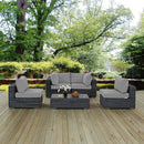  Modway Furniture Outdoor Seating Sets EEI-1896-GRY-GRY-SET IMAGE 8