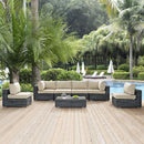  Modway Furniture Outdoor Seating Sets EEI-1897-GRY-BEI-SET IMAGE 8