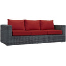  Modway Furniture Outdoor Seating Sets EEI-1903-GRY-RED-SET IMAGE 4