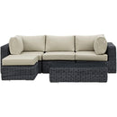  Modway Furniture Outdoor Seating Sets EEI-1904-GRY-BEI-SET IMAGE 1
