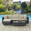  Modway Furniture Outdoor Seating Sets EEI-1904-GRY-BEI-SET IMAGE 7