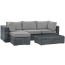  Modway Furniture Outdoor Seating Sets EEI-1904-GRY-GRY-SET IMAGE 2