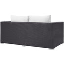  Modway Furniture Outdoor Seating Loveseats EEI-1907-EXP-WHI IMAGE 3