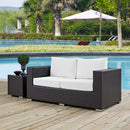 Modway Furniture Outdoor Seating Loveseats EEI-1907-EXP-WHI IMAGE 5