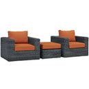  Modway Furniture Outdoor Seating Sets EEI-1905-GRY-TUS-SET IMAGE 2
