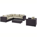  Modway Furniture Outdoor Seating Sets EEI-2157-EXP-BEI-SET IMAGE 3