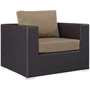 Modway Furniture Outdoor Seating Sets EEI-2157-EXP-MOC-SET IMAGE 5